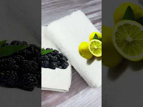 Махрові кухонні рушники, 3 шт., 30х50см. 3D принт фрукти. Білий 100% бавовна. Merzuka Туреччина., видео 1