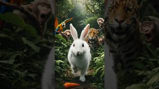 The Clever Rabbit Tricked the Greedy Fox! 🐇🦊 | Amazing Jungle Story #babyanimals #animalfun