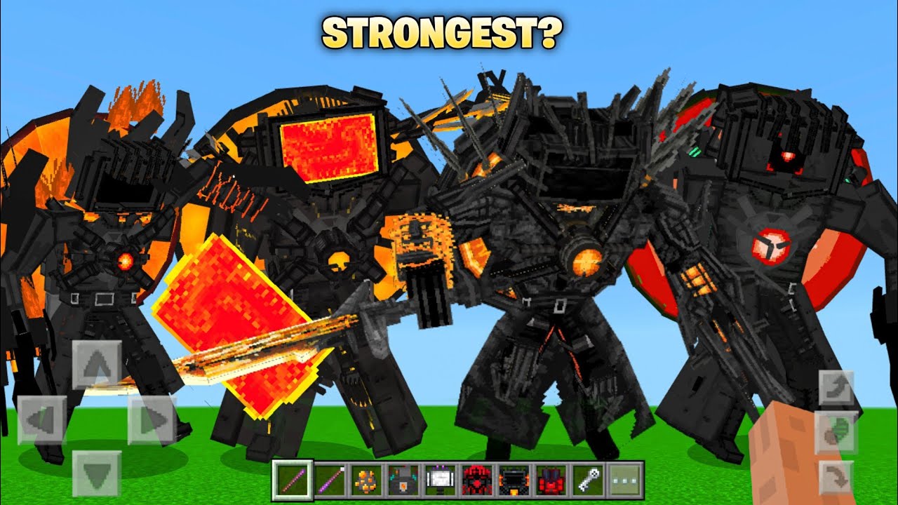 Skibidi Toilet ADDON by GOJIDRAW in Minecraft PE 