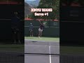 Xinyu Wang practices Serve +1 with Anna Blinkova at BNP Paribas Open Indian Wells 2026