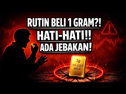 Rutin Beli Emas 1 Gram Setiap Bulan? Hati-Hati, Ini Jebakannya!! 