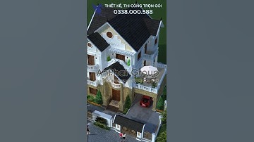 Biệt thự tân cổ 3 tầng mái thái.(01BT3428) #youtubeshorts #shorts