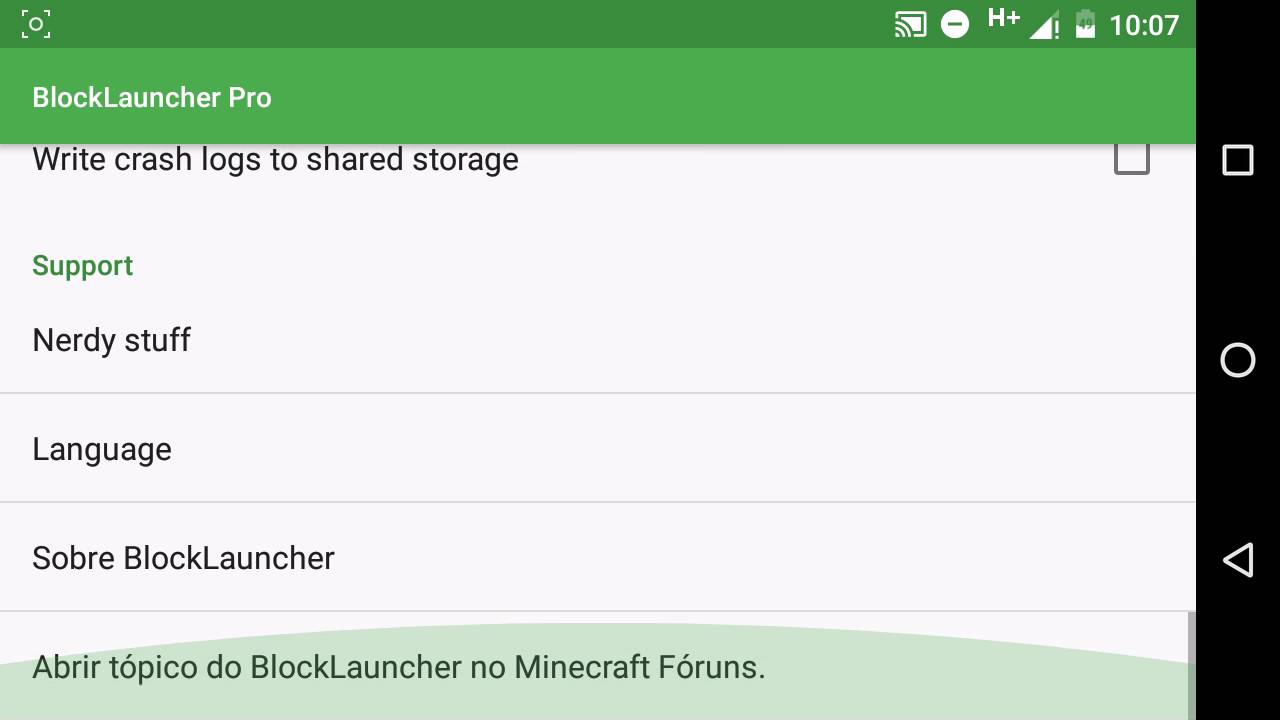 Block Launcher Support All Version