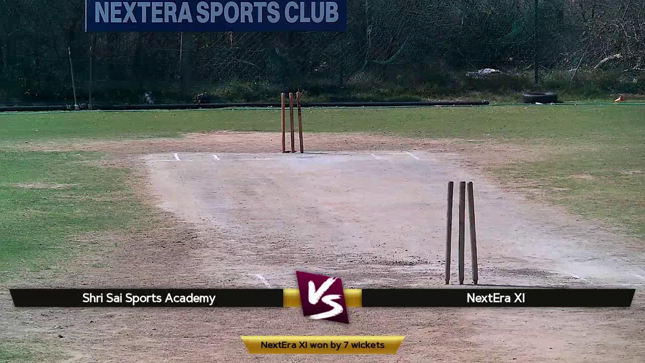 Shri Sai Sports Academy vs NextEra XI live cricket match | 15-Feb-26 09:00 AM 40 live - Individual