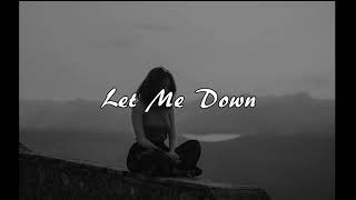 Darnel Holloway- Let Me Down prod. by Kid Jimi (J.Cole type beat)