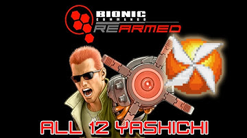 Bionic Commando Rearmed (All 12 Yashichi locations)