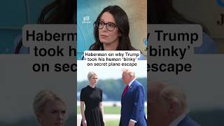 Why Trump took his HUMAN BINKY on secret plane escape NYT WH correspondent