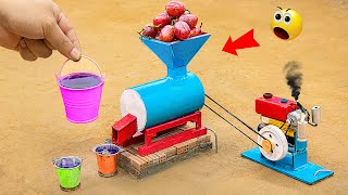 diy tractor grapes juice machine science project #2| Diy tractor Agriculture Machines |@SunFarming