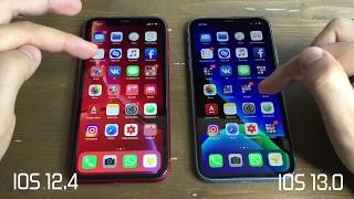 БИТВА IOS 13 против IOS 12 на iPhone XR - ТЕХНО ДЖЕТ