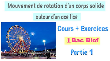 1BAC Biof : Cours - Mouvement de Rotation d