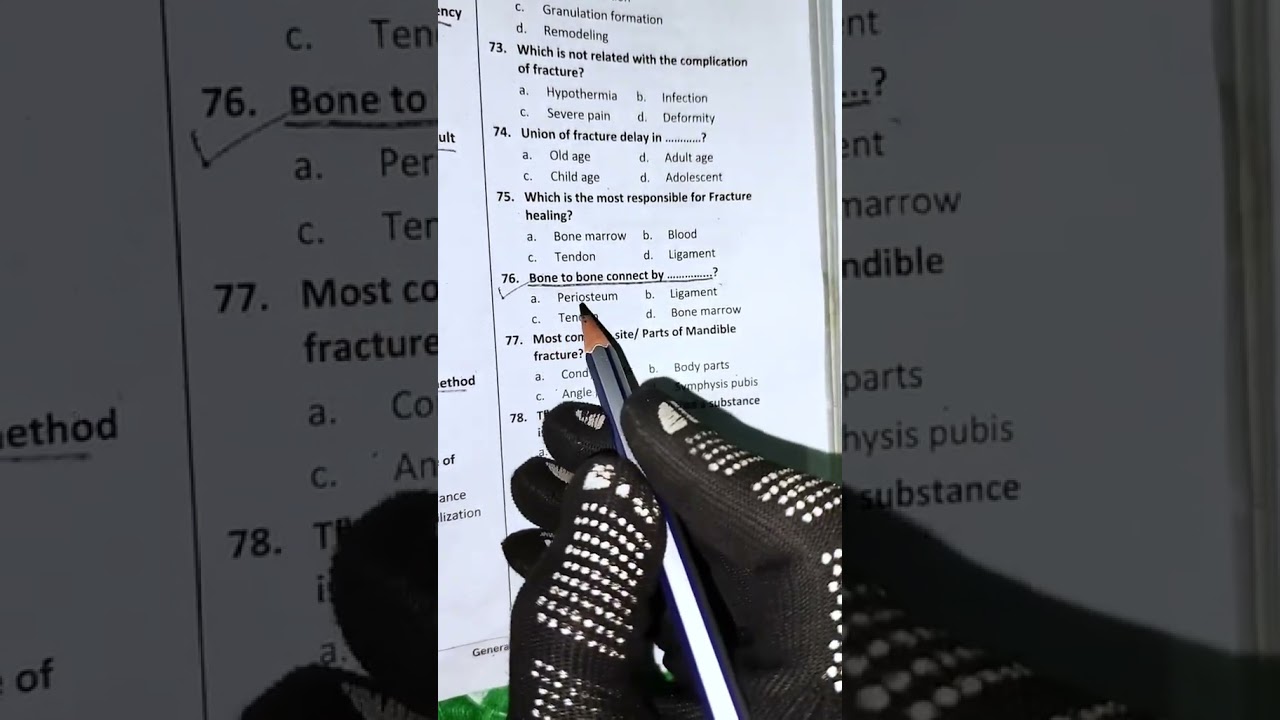 Bone to bone connect by...? write down the right answer in comment section and follow me