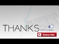 Animated Thanks for Watching with Subscribe Button