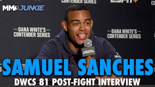 Samuel Sanches Determined To Make Ufc Debut In Abu Dhabi After Highlight Knockout Dwcs 81