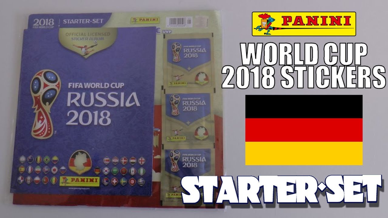 ⚽ GERMAN EDITION STARTER-SET !! | Panini FIFA World Cup 2018 Sticker Collection ⚽