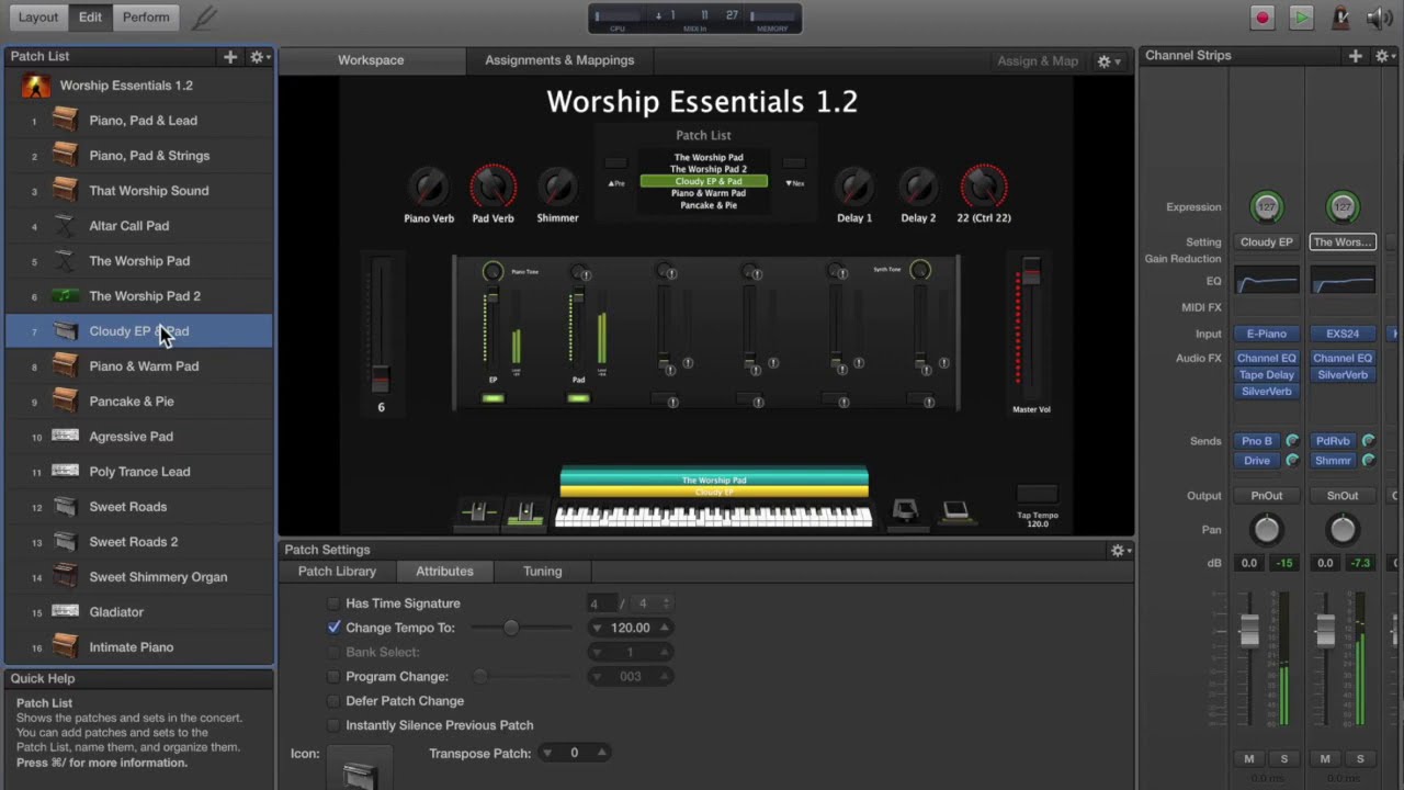 Controlling Filter Cutoff With An Expression Pedal In MainStage YouTube