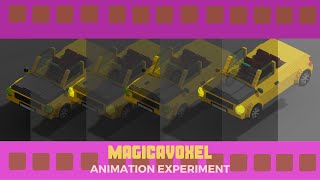 Making Animation (Experiment 1) |MagicaVoxel Tutorial