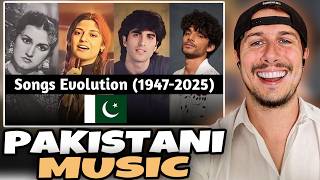 Reacting to Pakistani Music Evolution 🇵🇰 (1947–2025)