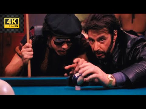 Carlito's Way (1993) - Your Boss is Dead, and So Are You!' - Shooting Pool & Wiseguys Scene!