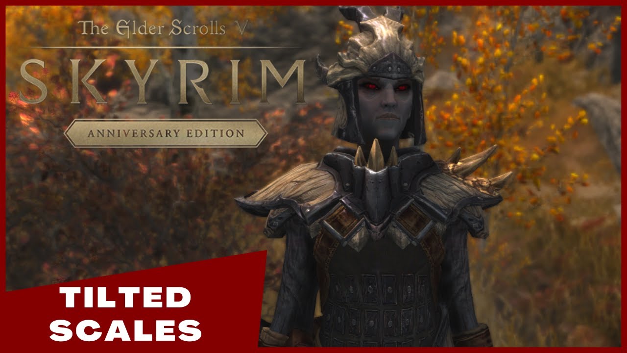 Skyrim Anniversary • Zbroja ze smoczych łusek na 1 poziomie