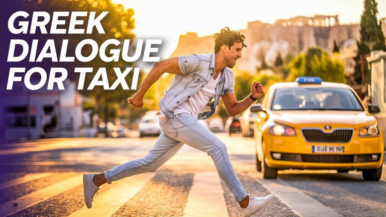 Basic Greek for Taxi Rides - YouTube