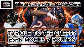 The Halas Hall Hangover | WR 3 Battle | Stevenson on the Move? | ESPN 7 Rd Mock
