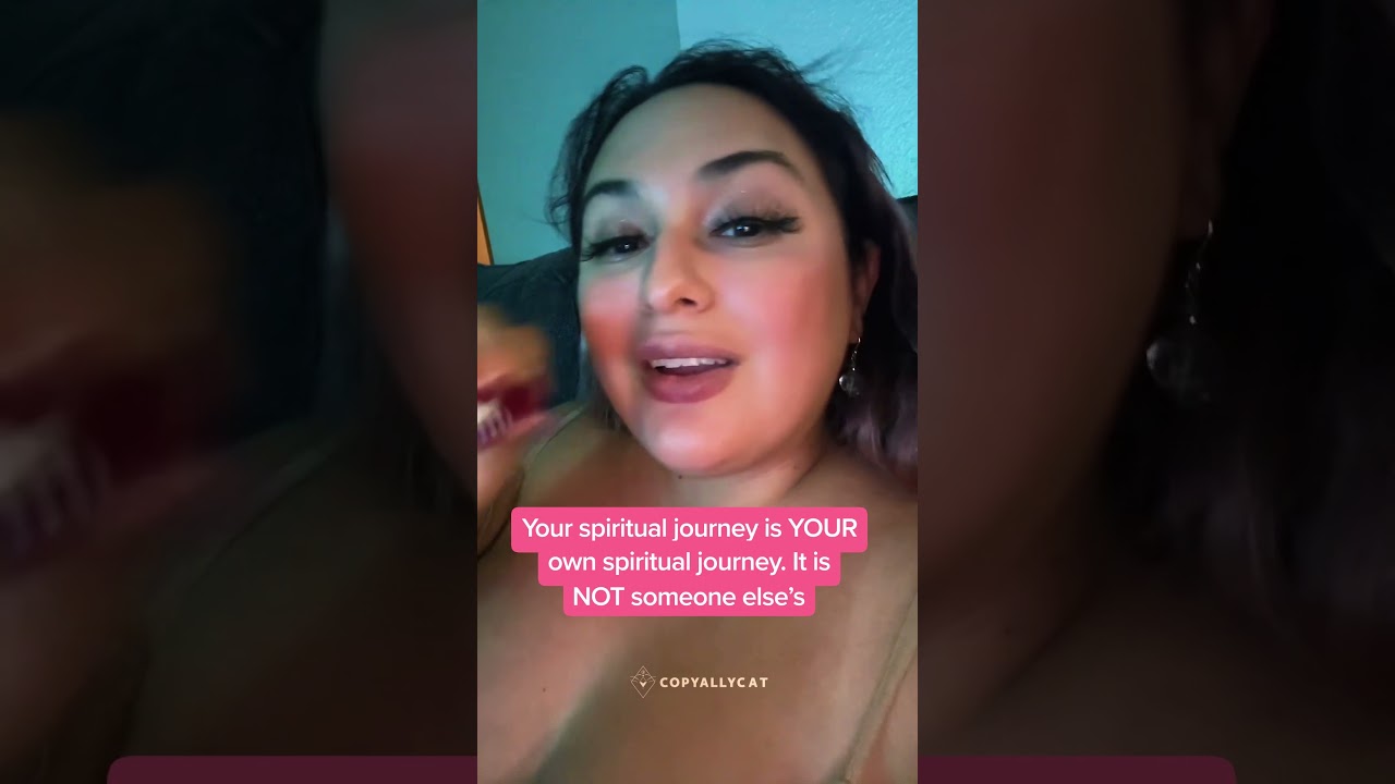 Your spiritual journey is yours 