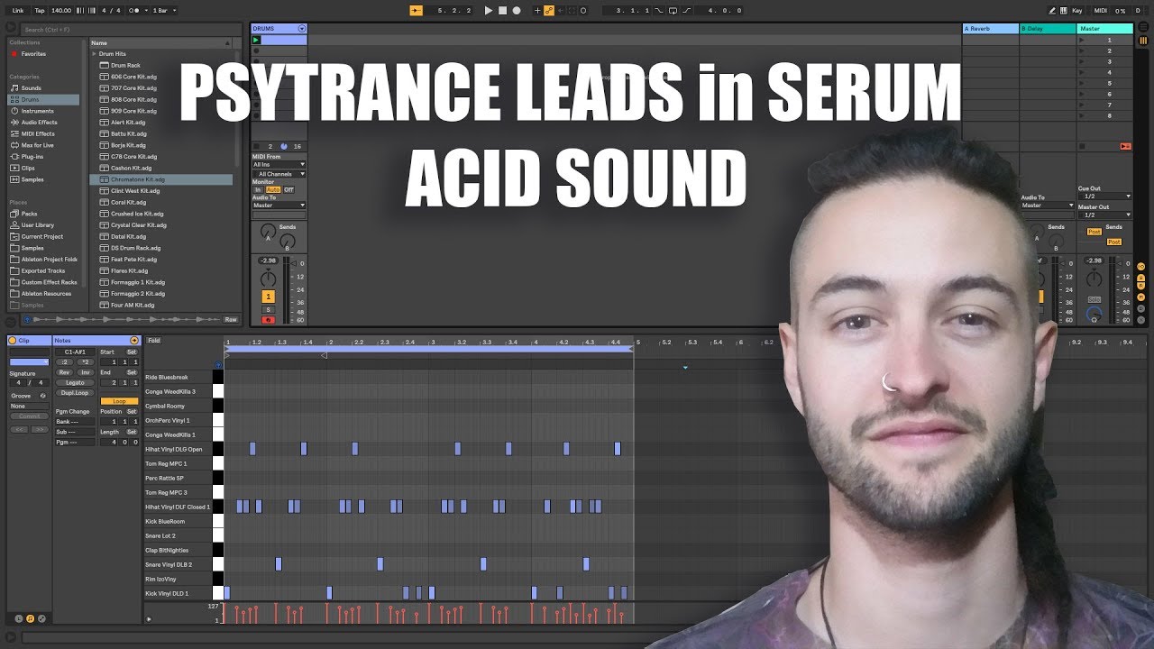 PSYTRANCE LEAD SYNTHESIS in SERUM - ACID SOUNDs