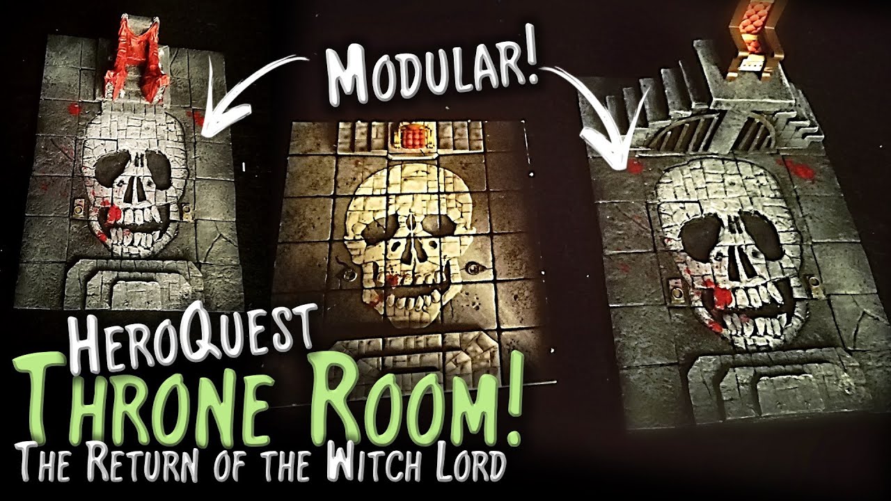 The Throne Room!  [HeroQuest CUSTOM]