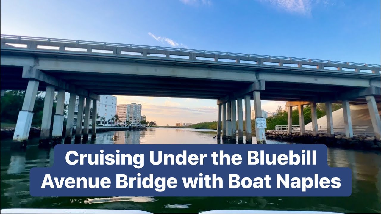Cruising Under the Bluebill Avenue Bridge with Boat Naples in North Naples, Florida