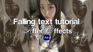 Falling text After Effects tutorial