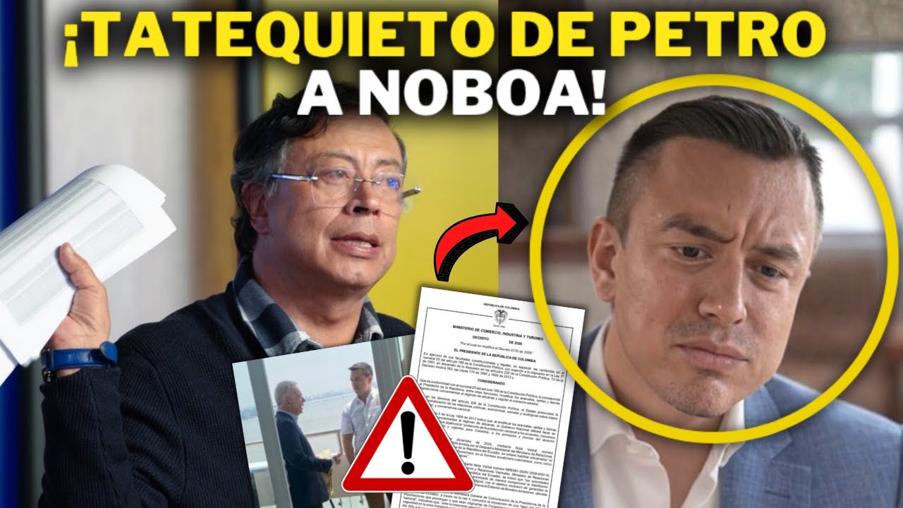 ¡Alerta electoral! Filtrado plan de Noboa contra Petro y Cepeda