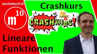 CRASHKURS lineare Funktionen I mathehoch 10 I einfach erklärt