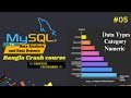 SQL for Data Science | Numeric Data Types in SQL Explained with Examples | INT, FLOAT, DOUBLE,