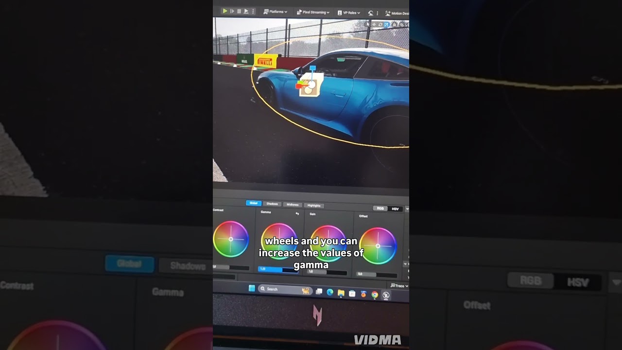 Color Correction Region in Unreal Engine. #unrealenginetutorial
