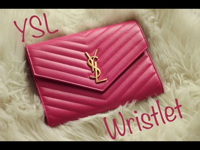 Yves Saint Laurent, Bags, Brand New Never Worn Ysl Uptown Clutch In  Rougered 70 Or Best Offer