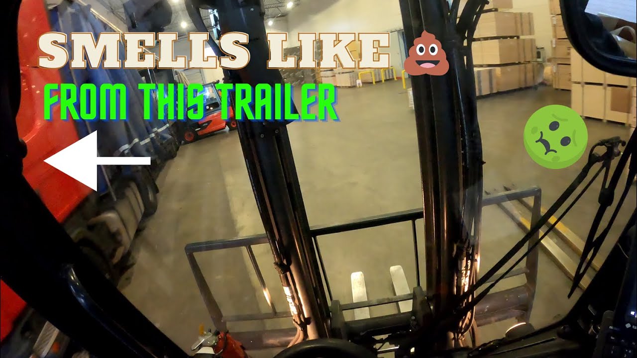 POV Day in the life Forklift operator at loading area helping and a