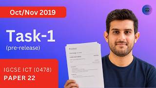 IGCSE Computer Science | Oct Nov 2019 P22 | Pre Release | Task 1 Guide