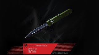 Microtech Ultratech De Od Green Standard 122-1 Od