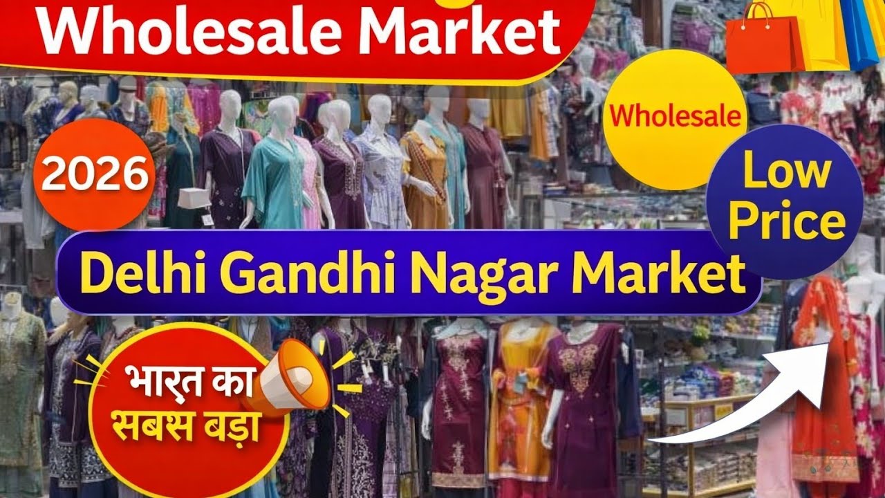 Gandhi Nagar Market 2026 || Ladies Market Gandhi Nagar || Ayan Market Vlogs