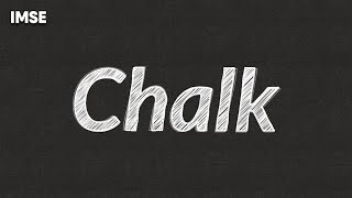 Chalk Text Effect in Photoshop - Photoshop Tutorial - Free Template
