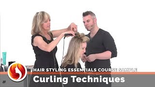 Hair Styling Essentials Course Sample: Curling Techniques