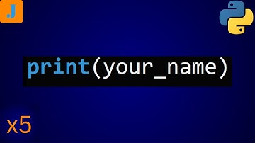 Write A Program To Print Your Name 5 Times In Python
