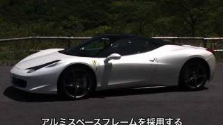 フェラーリ458イタリア　F1カーを疑似体験できるモデル