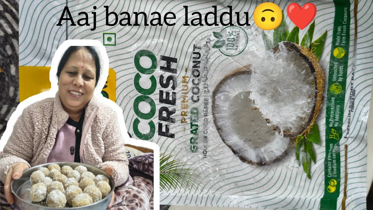 Trip pe jane ki tayari 🙃 mene banae homemade nariyal laddu😋😋