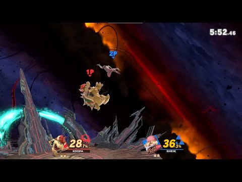 【スマブラSP】シークでクッパをワンターンキル！？シークは強い！