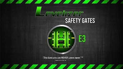 Levelizer® E3 Mezzanine Safety Gate (Animated Long)