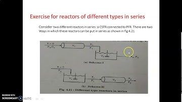 cre10 rbb exercise for different reactor series