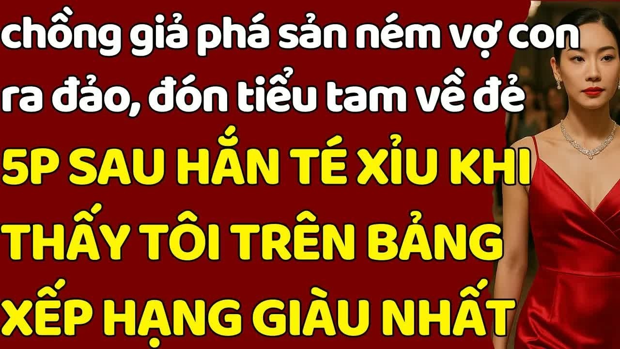 Bị gia sản nhà chồng khinh rẻ đến khi ly hôn họ mới biết tôi là ái nữ tập đoàn còn anh chỉ là kẻ tay