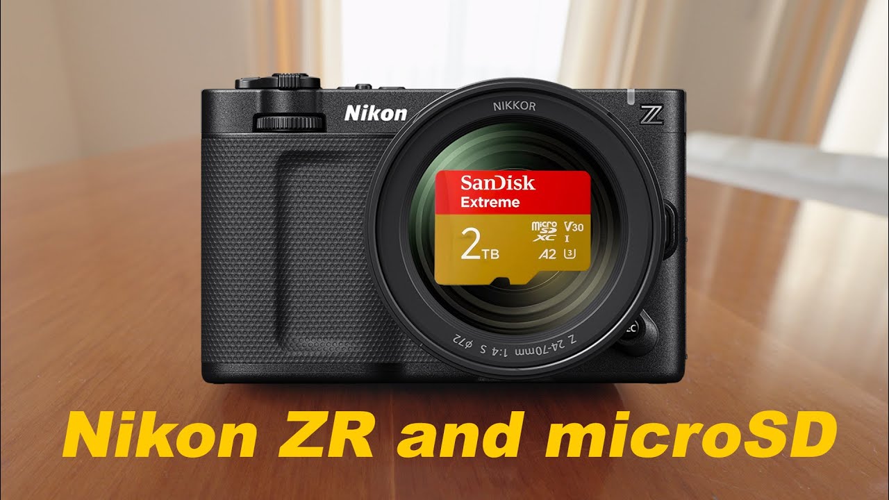 Nikon ZR and MicroSD card. Why use it and how ! #nikonzr - YouTube