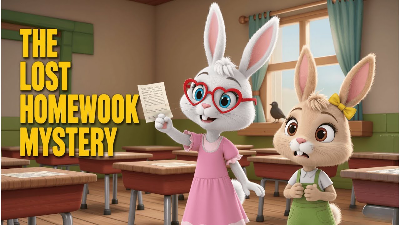“The Lost Homework Mystery | Miss Paws Classroom Detective Story for ...